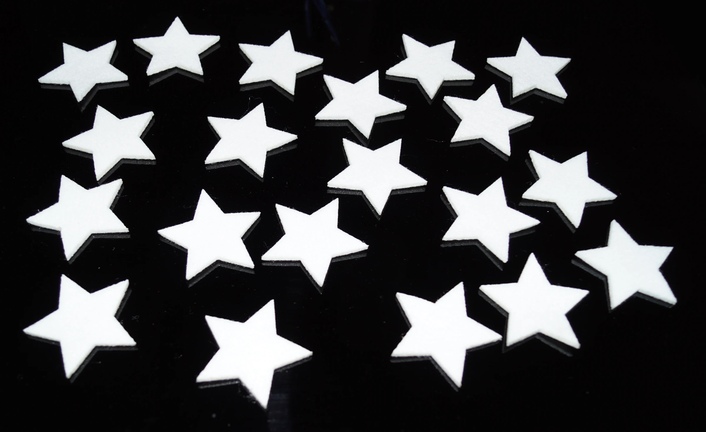 Gwiazdki do Ozdabiania 5cm 20 sztuk - obrazek 2