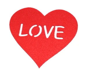 Serce z Love 12cm