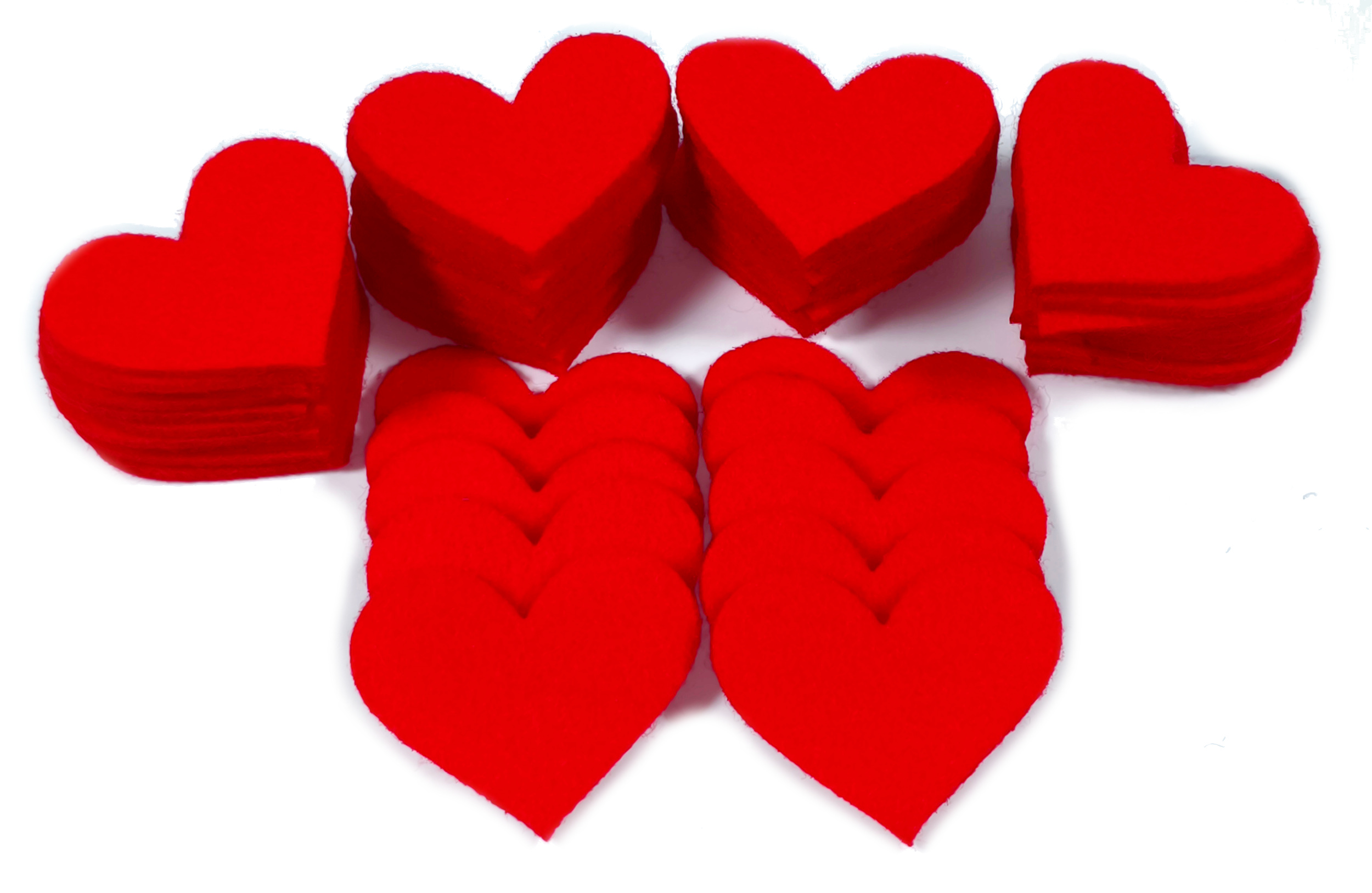 Serduszka do Ozdabiania 6cm 50 sztuk - obrazek 8