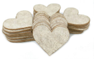 Serduszka do Ozdabiania 6cm 50 sztuk